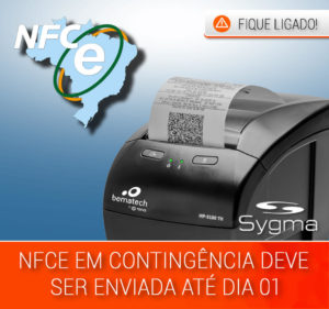 Prazo para enviar NFCe em Contingência em Minas Gerais (MG)