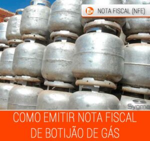 Preencher nota fiscal de botijao de gas