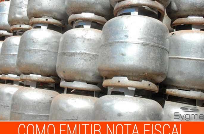 Preencher nota fiscal de botijao de gas