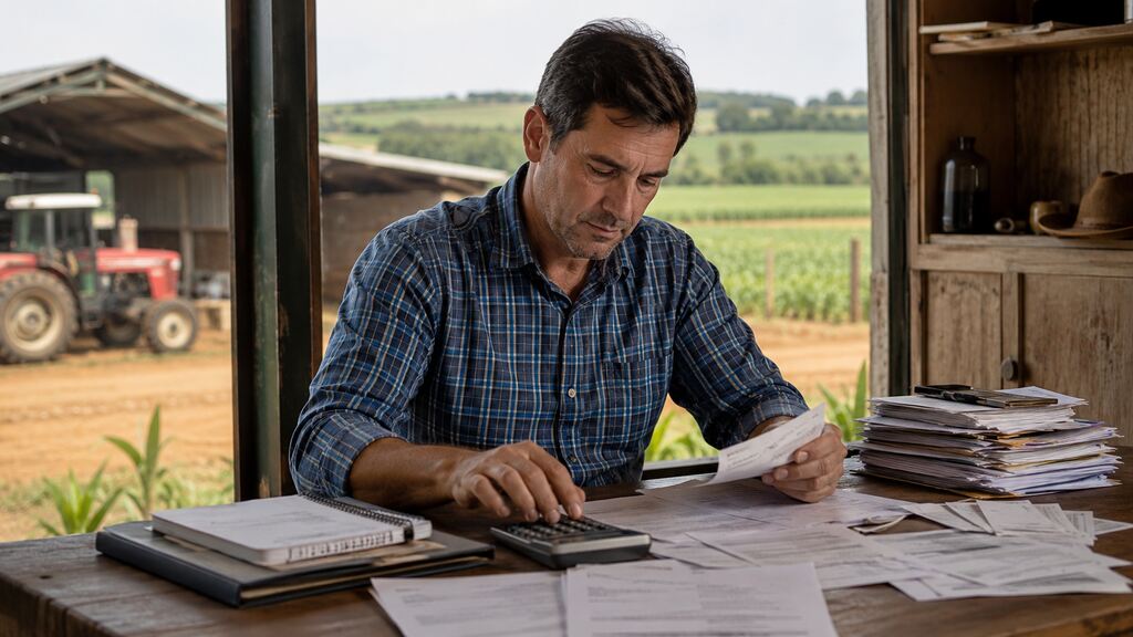 Fluxo de caixa da fazenda